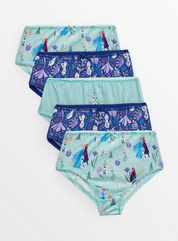 Disney Frozen Print Briefs 5 Pack 4-5 years